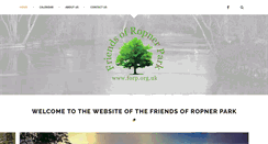 Desktop Screenshot of forp.org.uk
